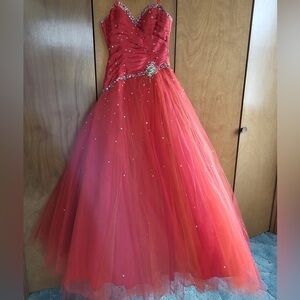 Red Ball Gown